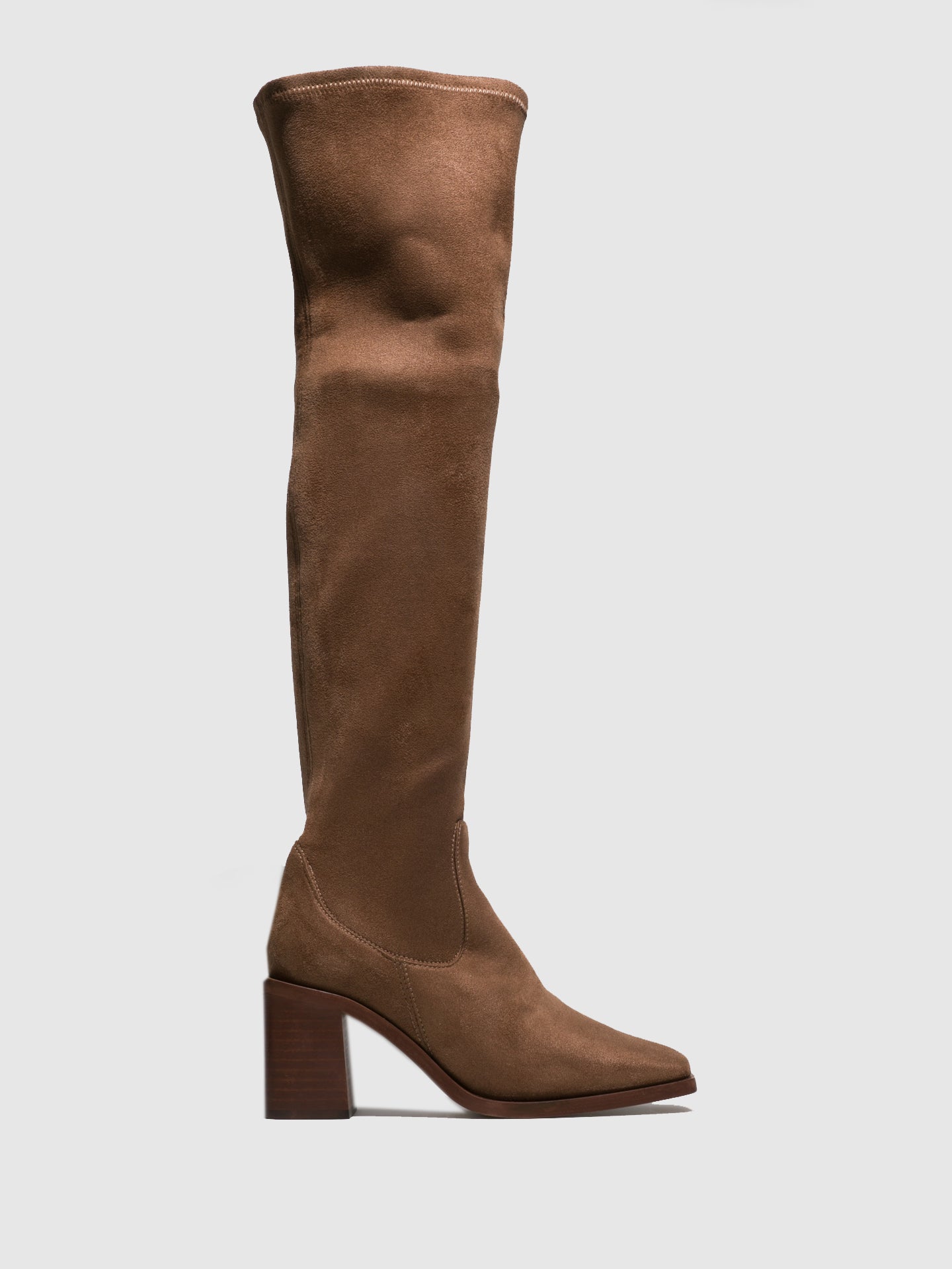 Foreva Taupe Knee-High Boots
